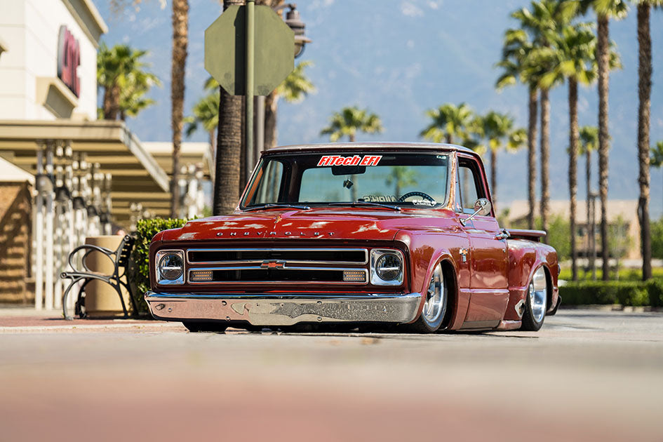 Manny Llamas' 2nd Gen C10 Front 3/4