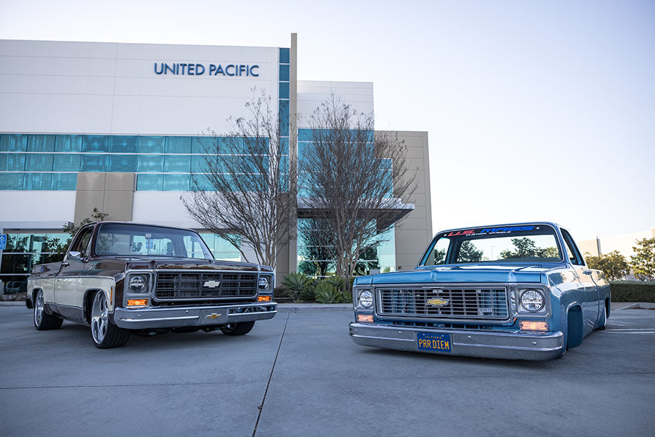 Squarebody C10s with UPcarparts LED Parking Lights