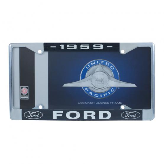 Chrome License Plate Frame For 1959 Ford Car & Truck
