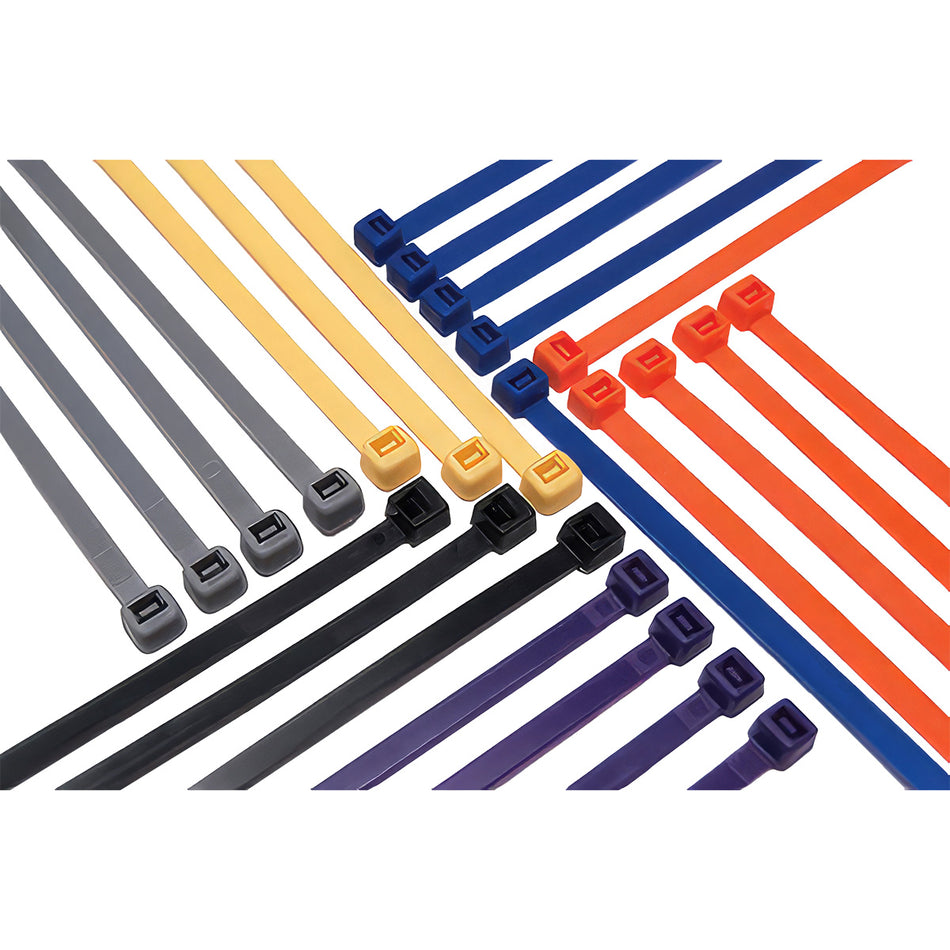 4" UV Black Nylon Wire Tie 18 Lbs, 31 Pcs.