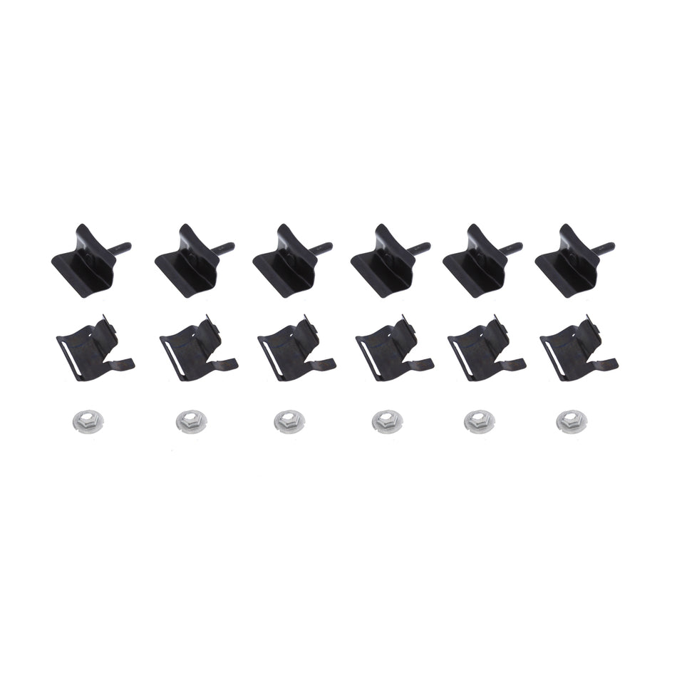 Molding Mounting Clips For 1962-64 Chevy Impala Hardtop (Set of 6)