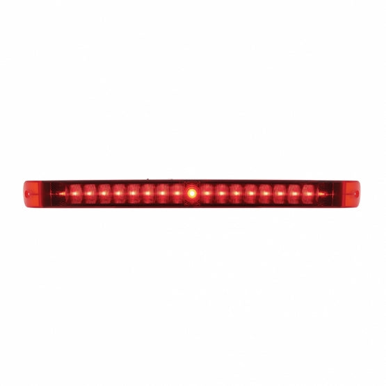 19 LED 17" Light Bar (Stop, Turn & Tail) -Red LED & Lens
