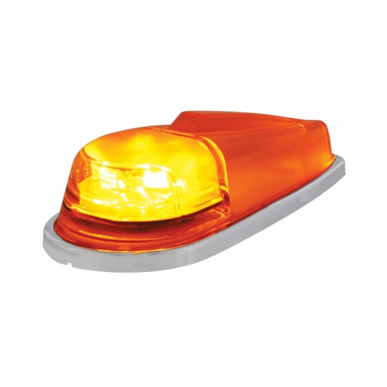 6 LED Pick-Up/SUV Cab Light- Amber LED/Amber Lens (Bulk)