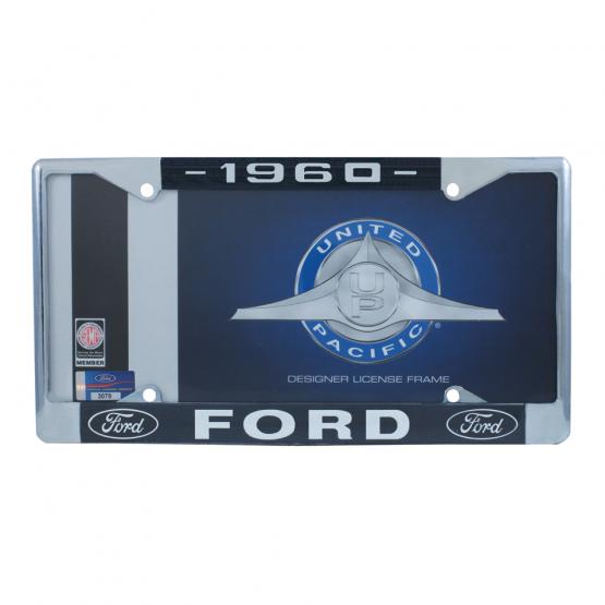 Chrome License Plate Frame For 1960 Ford Car & Truck