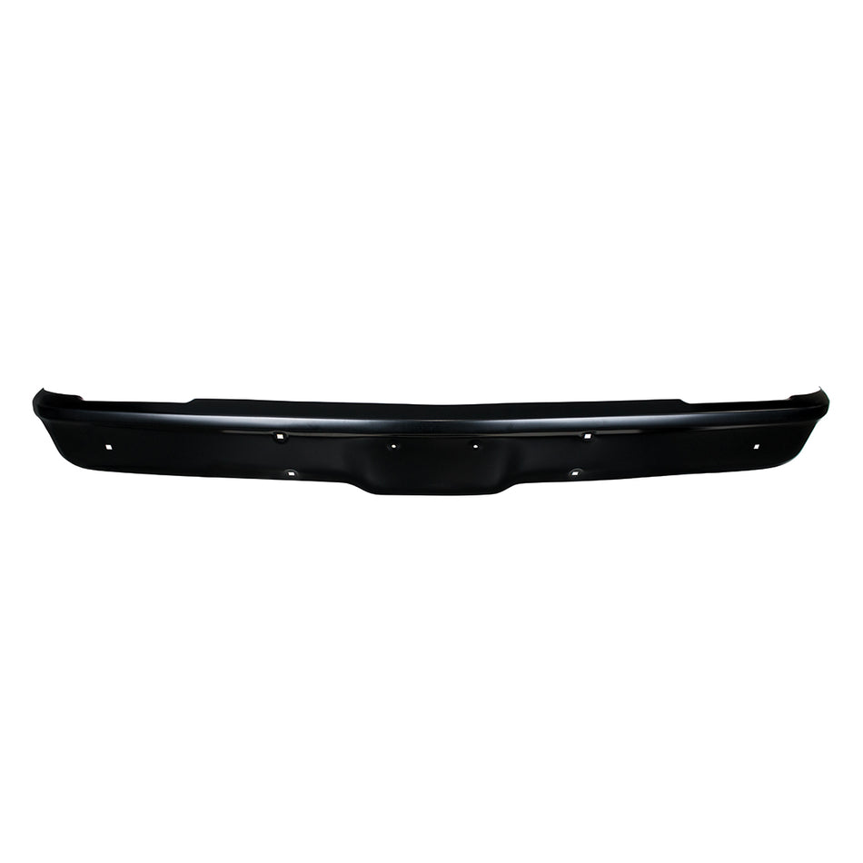 Black Bumper With Parking Light Recesses For 1967-72 GMC Truck, Front