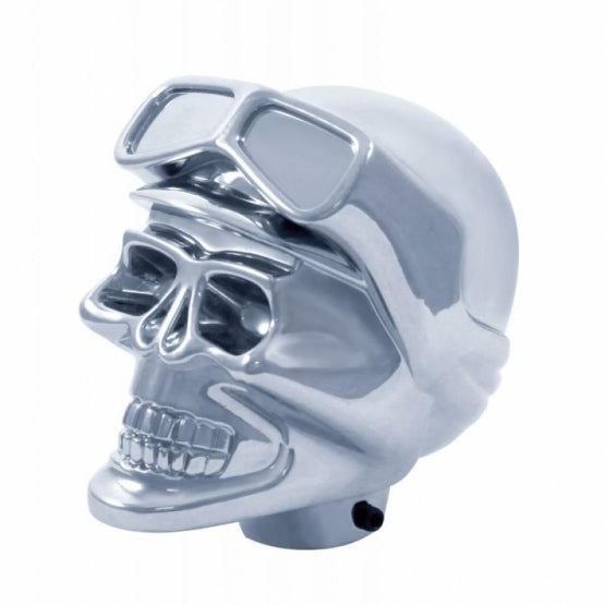 Skull Biker Gearshift Knob Only - Chrome (Bulk)