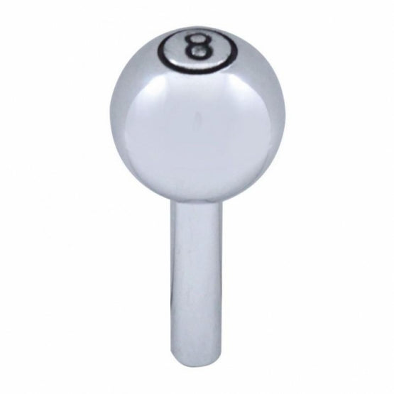Chrome Large "8" Ball Door Lock Knobs (2pc/set)