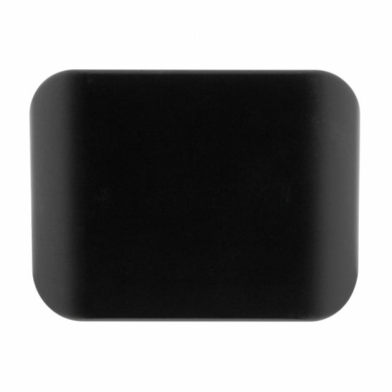 Matte Black Plastic Hitch Cover For 2" X 2" Trailer Hitch Receivers