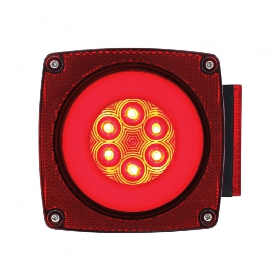 Over 80" Wide LED GloLight Submersible Combination Tail Light Without License Light (Card)