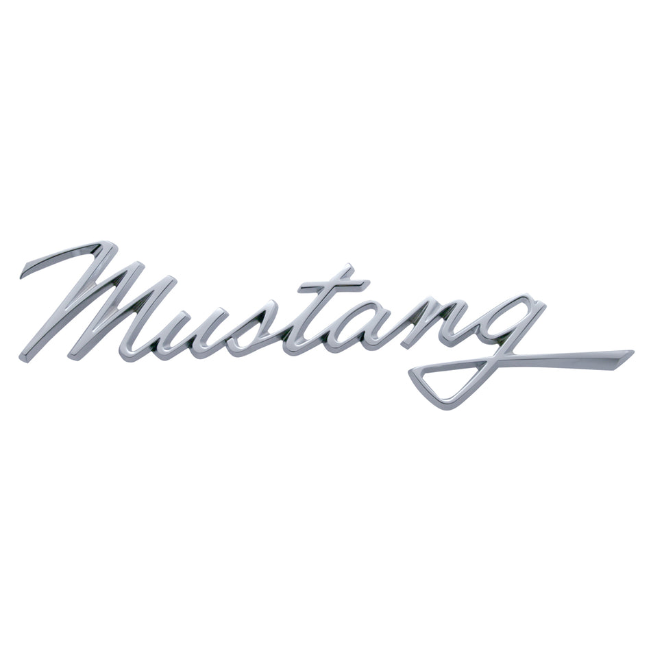 Die-Cast "Mustang" Script Emblem With Mounting Studs for 1968 Mustang