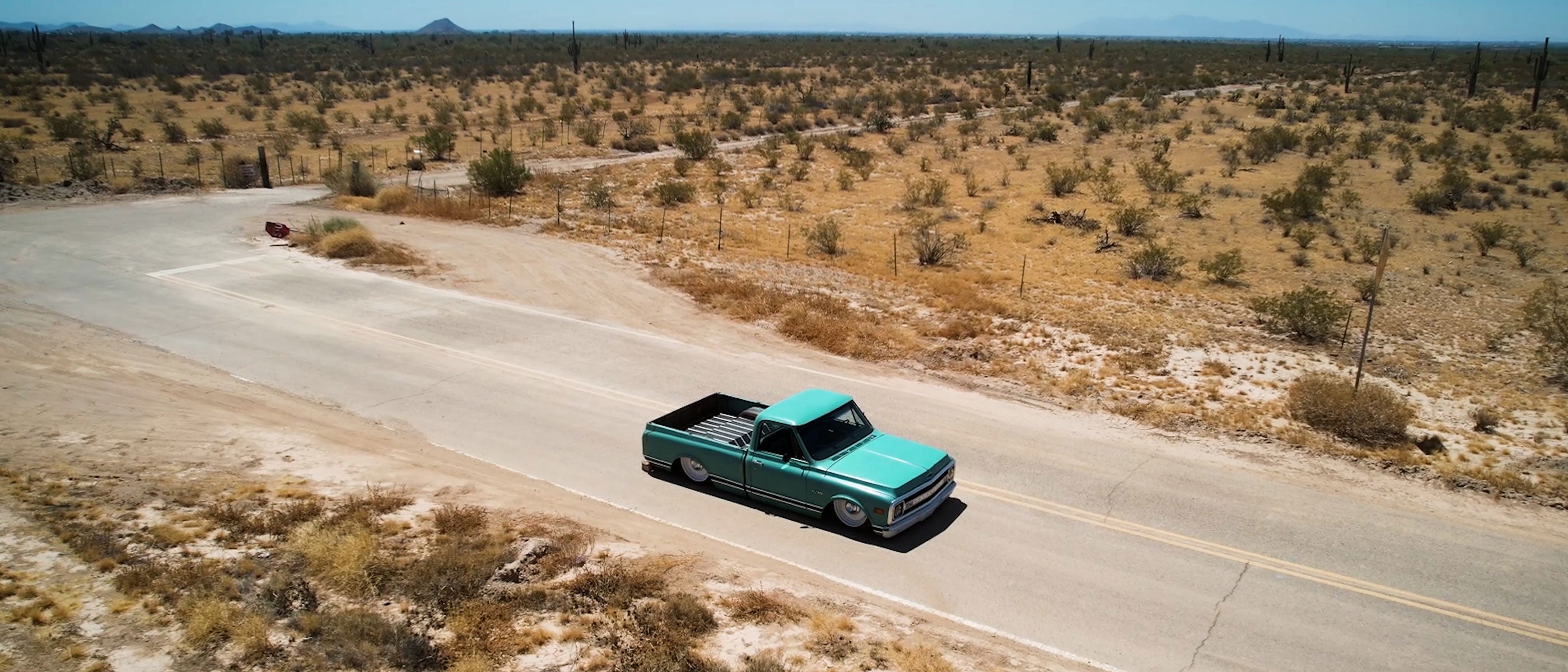 Aerial View of the Grinch - 1969 Chevy C10