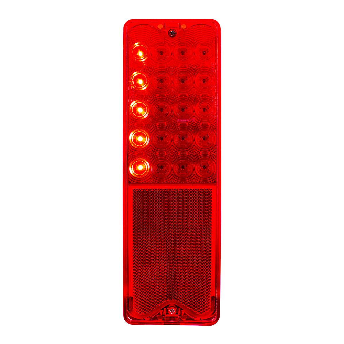 Smoked LED Tail Lights For 1967-1972 Chevy GMC Fleetside Pickup Truck - Pair By JDMTECH