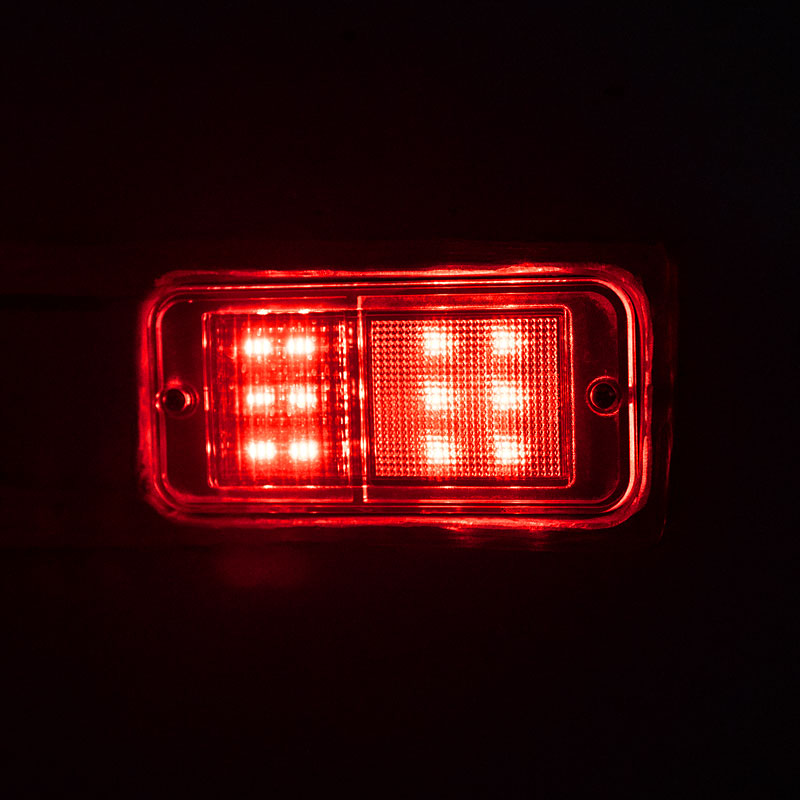 Side marker lights, front and rear for classic trucks and cars. Available in LED upgrades or halogen replacements.