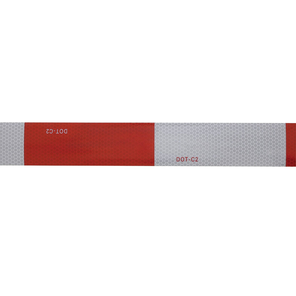 DOT-C2 Conspicuity Reflective Tape - 6" White/6" Red