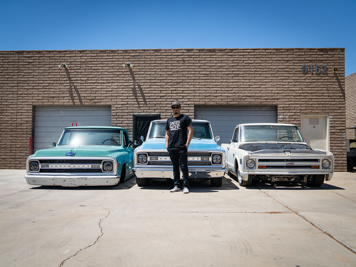Kyle "Metalox" Oxberger with three C10 projects