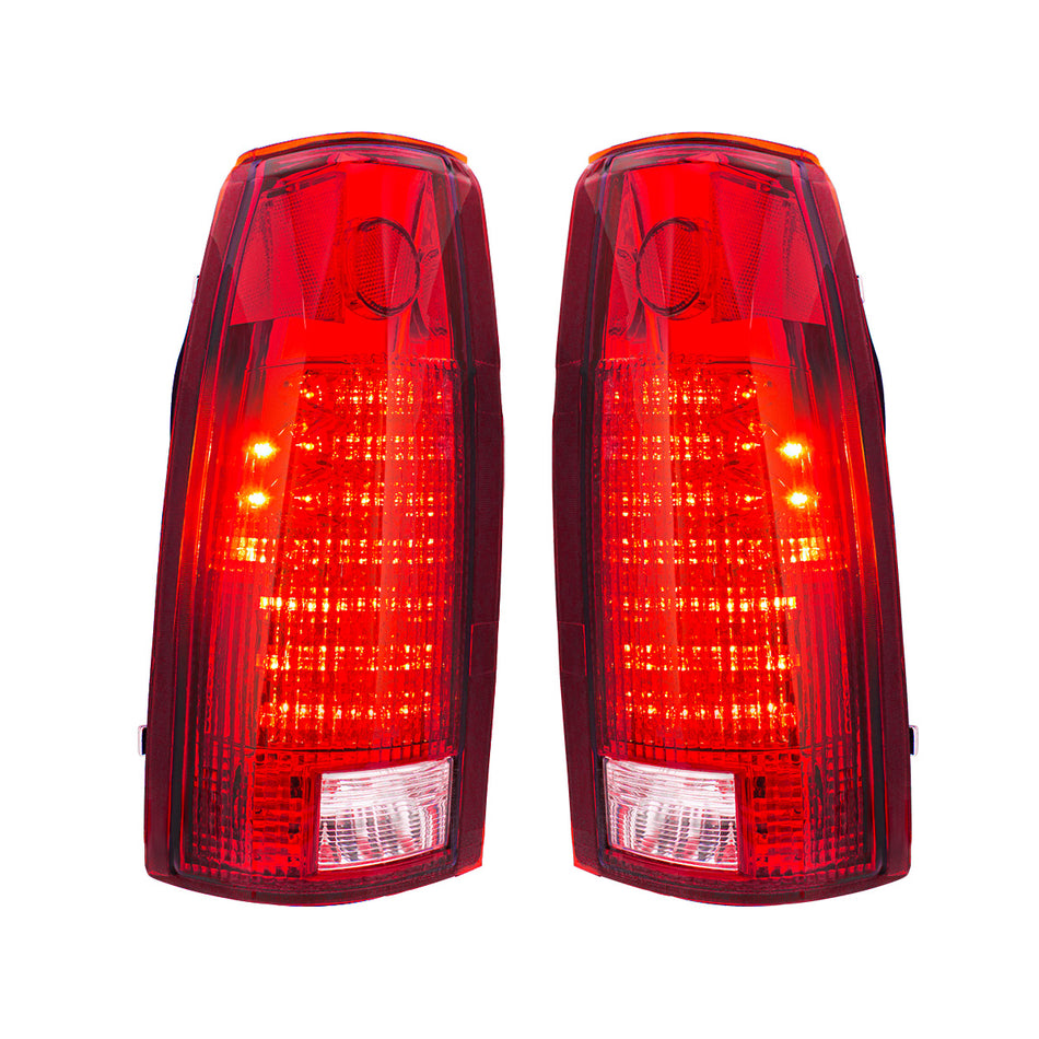 LED Tail Light with Backup Light Assembly for 1988-2000 Chevrolet & GMC Truck (Pair)