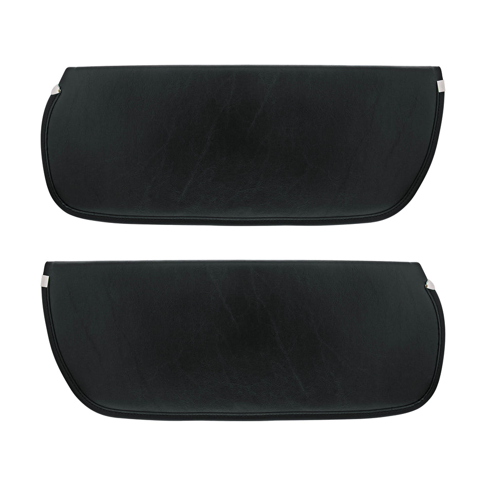 Sunvisor Pad For 1973-1991 Chevrolet & GMC Trucks-Black (Pair)