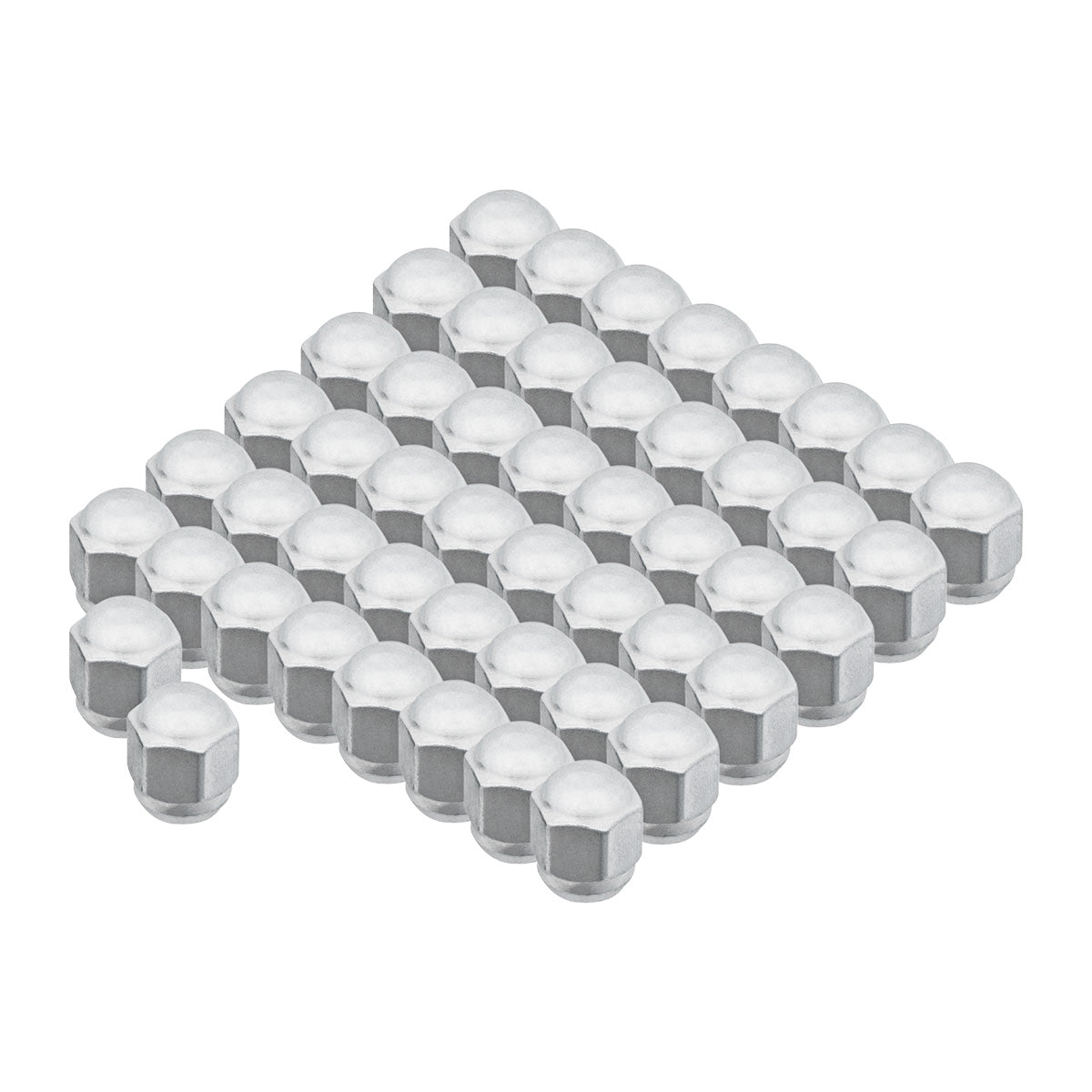 P-nuts Aluminum Flanged Top Yoke Nut M25x(1.00mm) (Open) - Walmart.com