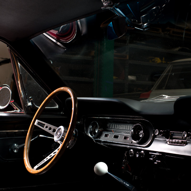 Classic Ford Mustang interior parts and accessories.