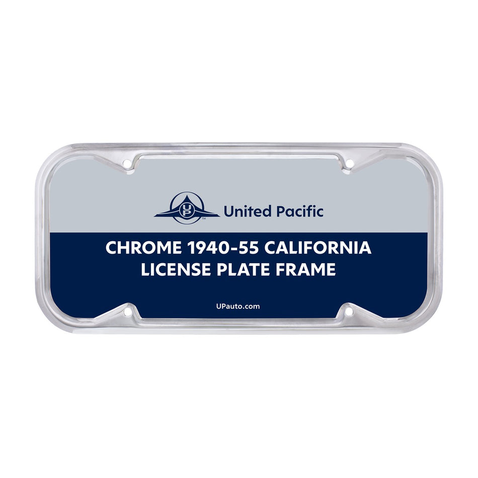 Chrome 1940-55 California License Plate Frame