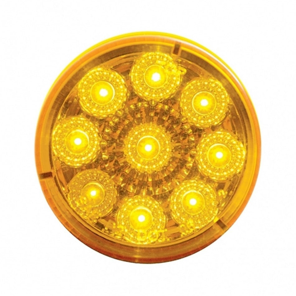 9 LED 2" Round Reflector Light (Clearance/Marker)
