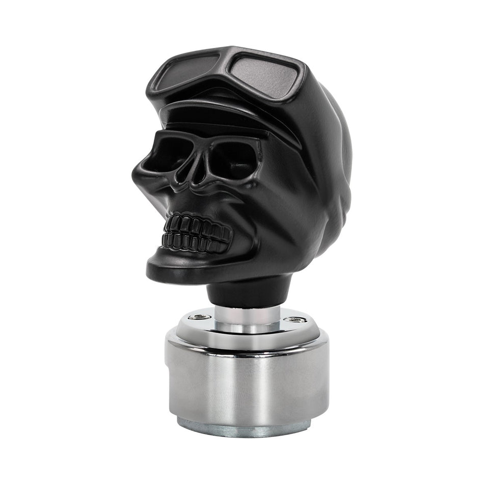 Skull Biker Gearshift Knob With 13/15/18 Speed Adapter