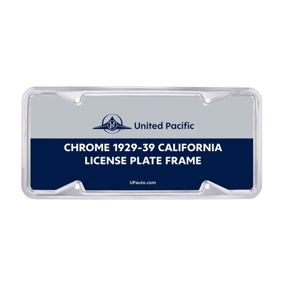 Chrome 1929-39 California License Plate Frame